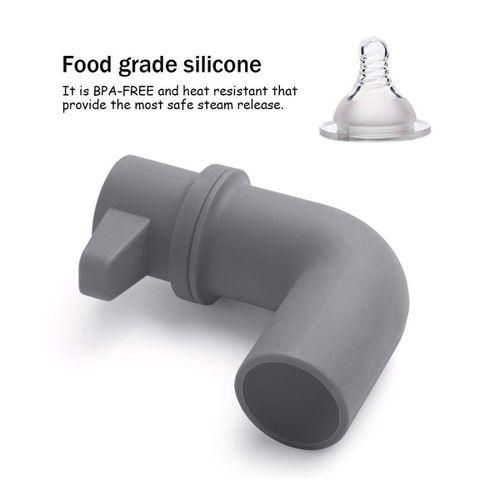 Steam Release Diverter, CupboardsCabinets Steam Release Accessory Compatible With Pot  Pressure Cooker Mini 3568 Quart, DuoDuo PlusSmartUltra Models, Gray