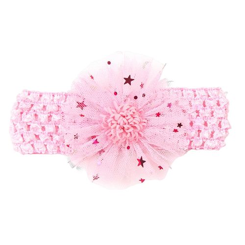 Baby Hair Band Go Out Wearing Baby Hair Band Girl Pink