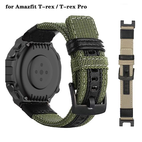 Nylon Loop Strap Huami T-Rex Width Bracelet Watchband Correa For T-Rex Pro Smartwatch Replacement Strap Belt