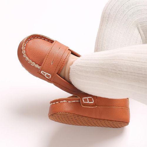 Spring And Autumn Baby Shoes For Men And Women 0-1 Year Old Children Bean Shoes Anti Slip Wear Resistant Soft Soled Breathable Sneakers