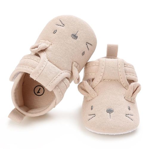 Spring And Autumn Baby Boys And Girls Walking Shoes 0-1 Year Old Soft Sole Cotton Cartoon Anti Slip Lightweight Sneakers Shoes