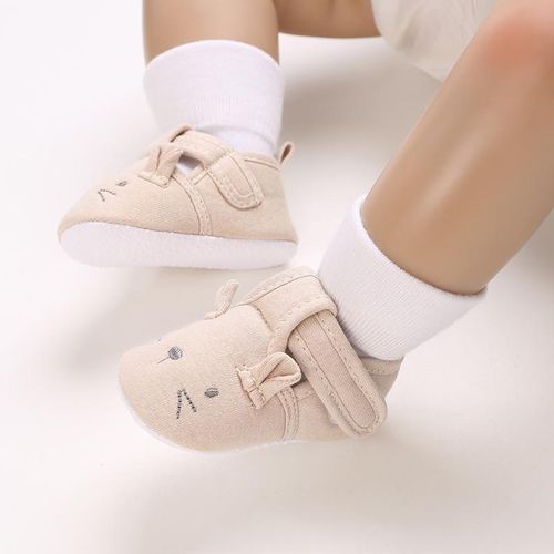 Spring And Autumn Baby Boys And Girls Walking Shoes 0-1 Year Old Soft Sole Cotton Cartoon Anti Slip Lightweight Sneakers Shoes