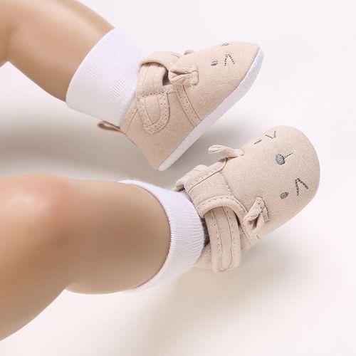 Spring And Autumn Baby Boys And Girls Walking Shoes 0-1 Year Old Soft Sole Cotton Cartoon Anti Slip Lightweight Sneakers Shoes