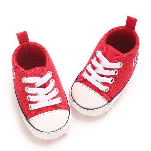 Baby Canvas Cartoon Casual Shoes Newborn Soft Soled Comfortable Walking Shoes