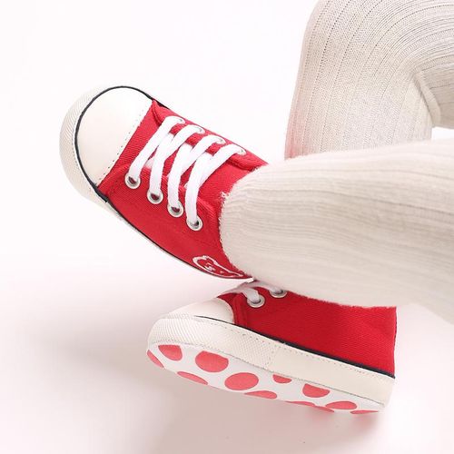 Baby Canvas Cartoon Casual Shoes Newborn Soft Soled Comfortable Walking Shoes