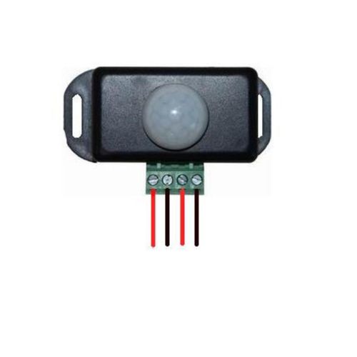 DC12-24V 8A Occupancy Motion Sensor Switch Human Body Infrared Black