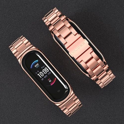 Strap For Band 5 Wrist Band For Mi Band 6 5 4 3 Metal Bracelet Band Strap For Miband 5 4 Correa For 5