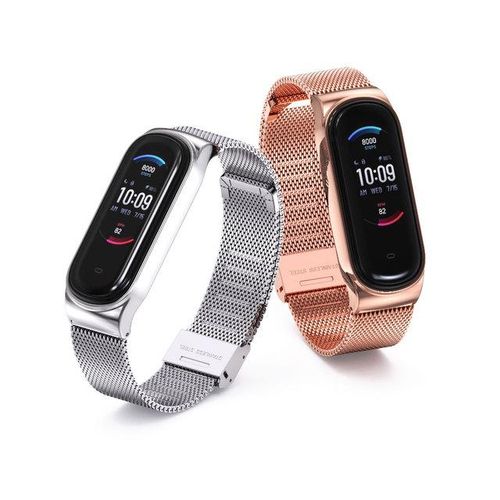 Strap For Band 5 Wrist Band For Mi Band 6 5 4 3 Metal Bracelet Band Strap For Miband 5 4 Correa For 5