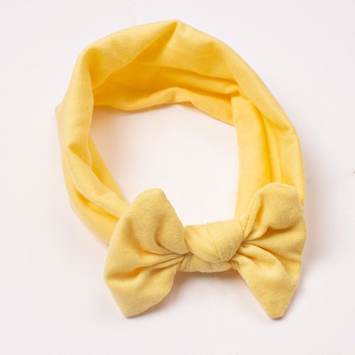 Infant Headband Toddlers Girls Boy Bow Headband Go Yellow