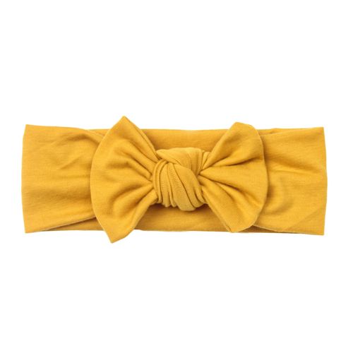 Infant Headband Toddlers Girls Boy Bow Headband Go Yellow