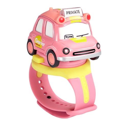 Assemble Car Watch Toy with Press Control for Light Wrist