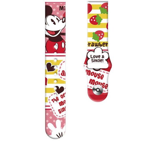 -Pulsera De Silicona Con Dibujos Animados De Minnie Correa De Mickey Mouse Para Fitbit Versa 1 2 Lite Pulsera De Tpu Suave 2022