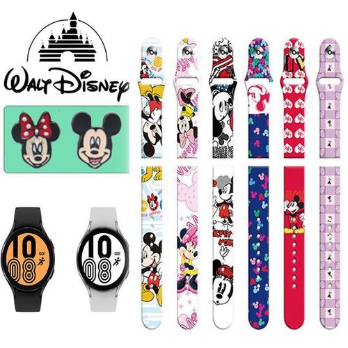 -Pulsera De Silicona Con Dibujos Animados De Minnie Correa De Mickey Mouse Para Fitbit Versa 1 2 Lite Pulsera De Tpu Suave 2022