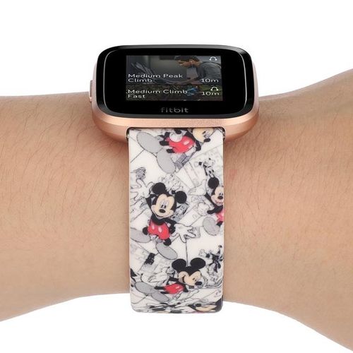 -Pulsera De Silicona Con Dibujos Animados De Minnie Correa De Mickey Mouse Para Fitbit Versa 1 2 Lite Pulsera De Tpu Suave 2022