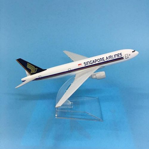 Singapore Airlines Aeroplane model Boeing 777 airplane 16CM Metal alloy diecast 1:400 airplane model toy for children