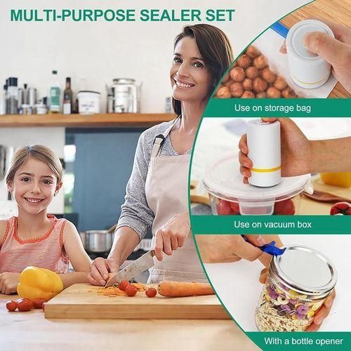 Mason Jar Vacuum Sealer, for Jars with WideRegular Mouth