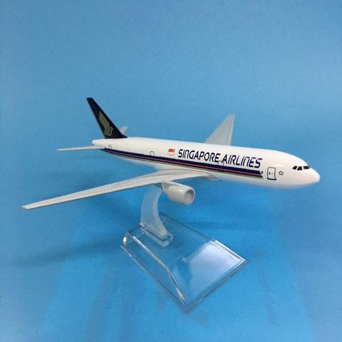 Singapore Airlines Aeroplane model Boeing 777 airplane 16CM Metal alloy diecast 1:400 airplane model toy for children