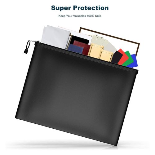 Fireproof Money Pouch Multipurpose Fireproof Document