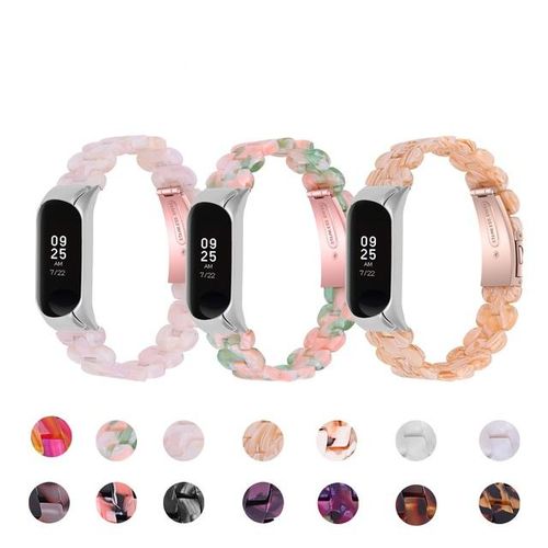 Resin Strap For Band 7 6 5 4 3 Smartband Watchband Smart Wrist Correa Replacement Belt For Mi Band Bracelet Watch