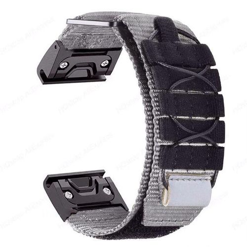 Nylon Hook Loop Strap For Garmin Fenix 7 6x 6s 6 Pro 5x 5 5s 3hr 22mm 26mm Sport Canvas Fabric Watch Band For Garmin Accessories