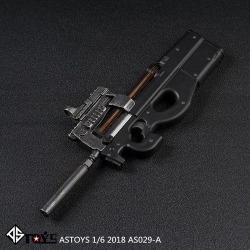 ASTOYS AS029 1/6 Scale P90 Submachine Personal Defense Model Toys For 12