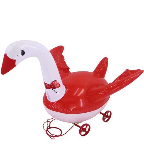 Children's Inflatable Pulling Car Toys Creative Fun Kids Walker Pull-wire Cartoon Cute Little Animal Series PVC Inflatable