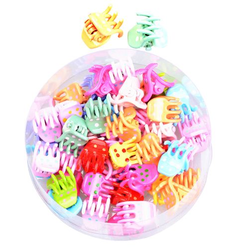48 Pieces Lady Girls Mini Hair Claws Clamps Clips Hair