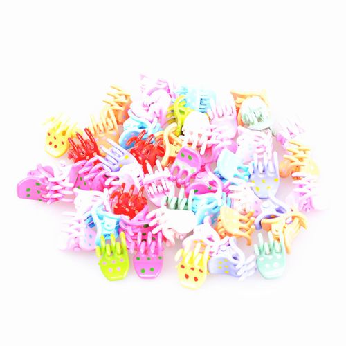 48 Pieces Lady Girls Mini Hair Claws Clamps Clips Hair