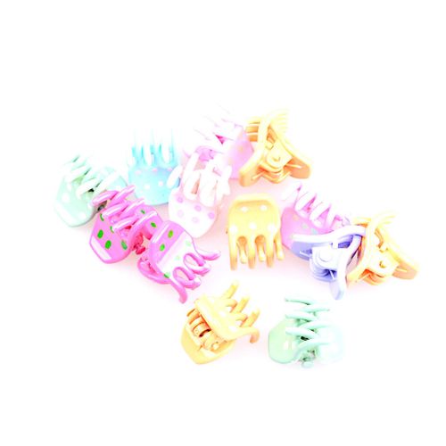 48 Pieces Lady Girls Mini Hair Claws Clamps Clips Hair
