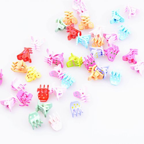 48 Pieces Lady Girls Mini Hair Claws Clamps Clips Hair