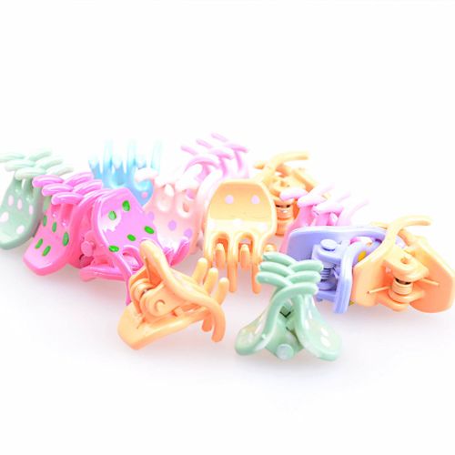48 Pieces Lady Girls Mini Hair Claws Clamps Clips Hair