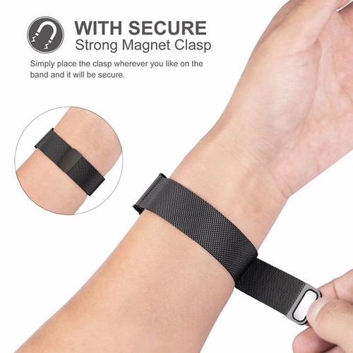 Funda De Reloj De Correa De Metal Para Bip 3 Pro Accesorios De Reloj Pulsera De Malla De Bucle Magnético Para Bip3 Cubierta Protectora De Correa