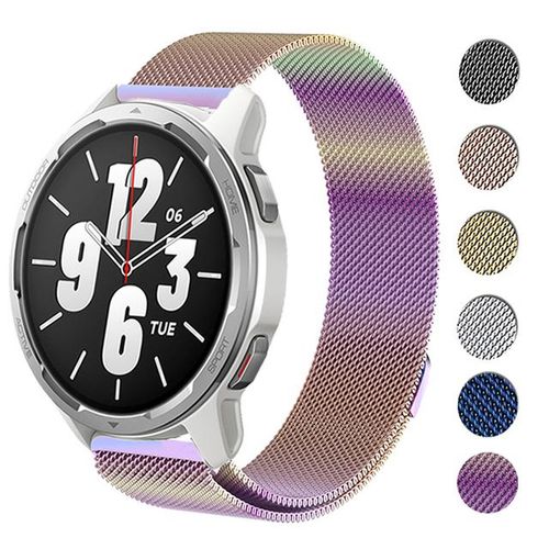 Pulsera De Bucle Magnético Para Reloj Inteligente S1 Pulsera De Metal Activa Para Reloj Inteligente Mi Watch Sport Color 2