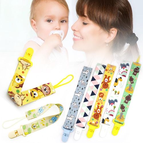 Baby Pacifiers Clip Beautiful Durable Assorted Colors Collection Pacifiers Clip For Kids Newborn New NO5274