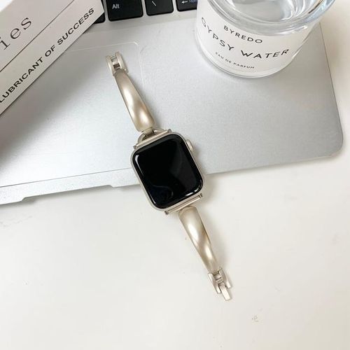 Metal Bracelet Strap For Watch Series 8 7 6 Se 5 4 45mm 44mm 42mm Luxury Bend D Band Iwatch Ultra 49mm 40mm 38mm