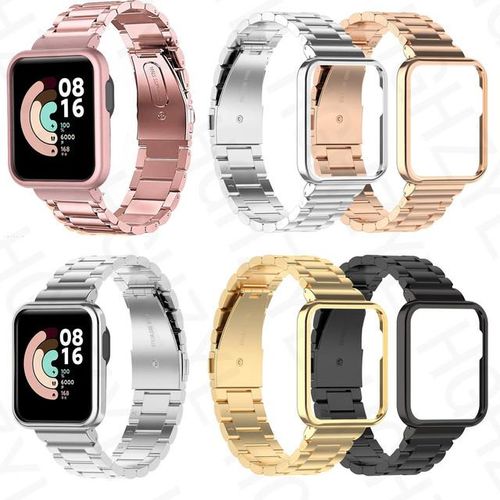 Pulsera Para Mi Watch Lite 3 2 Correa Activa De Acero Inoxidable Para Redmi Watch Pulsera De Metal Casestrap Reloj Inteligente