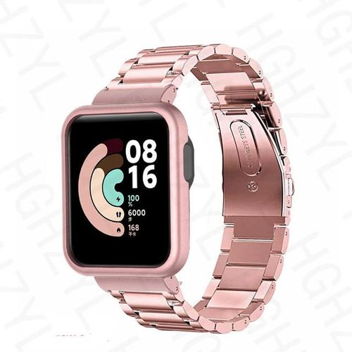 Pulsera Para Mi Watch Lite 3 2 Correa Activa De Acero Inoxidable Para Redmi Watch Pulsera De Metal Casestrap Reloj Inteligente
