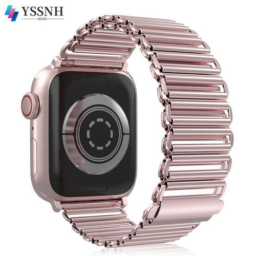 Stainless Steel Watch Strap For Watch 41mm 40mm 44mm 45mm 49mm Dressy Chain Metal Band For Iwatch Series Se 8/7/6/5/4/3