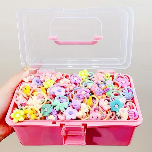 Cartoon Children's Rubber Band Cute Girl Baby Hair Tie High Elasticity Hair Friendly String Thumb Hair Ring Hair Accessories Female
