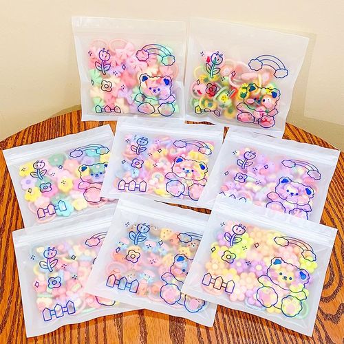 Cartoon Children's Rubber Band Cute Girl Baby Hair Tie High Elasticity Hair Friendly String Thumb Hair Ring Hair Accessories Female