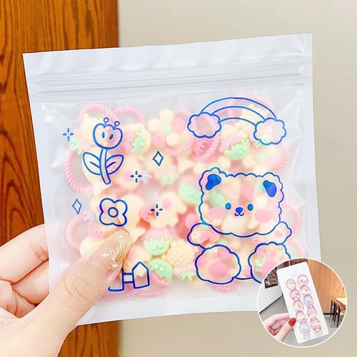 Cartoon Children's Rubber Band Cute Girl Baby Hair Tie High Elasticity Hair Friendly String Thumb Hair Ring Hair Accessories Female