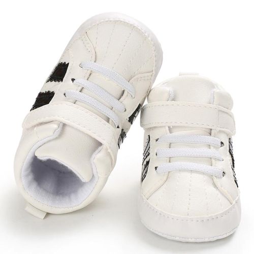 Fashion Baby Boys Hi Top Sneakers Newborn Walker Toddler Shoes Soft Bottom Infant Kids Sneaker 0-18Months