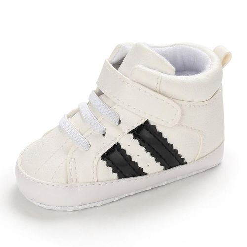 Fashion Baby Boys Hi Top Sneakers Newborn Walker Toddler Shoes Soft Bottom Infant Kids Sneaker 0-18Months