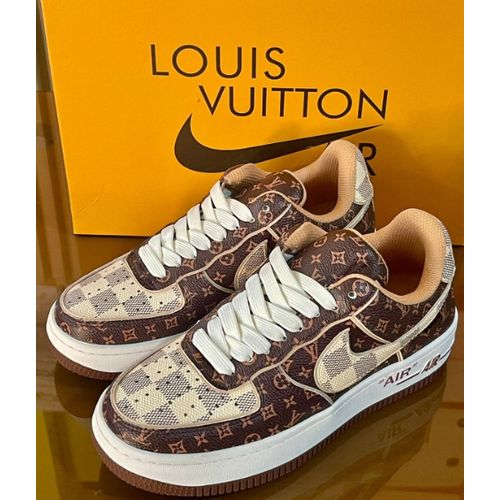 Louis Viuttons Louis Vuitton x Nike Air Force 1 Low - Monogram Brown