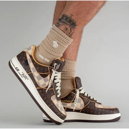 Louis Viuttons Louis Vuitton x Nike Air Force 1 Low - Monogram Brown