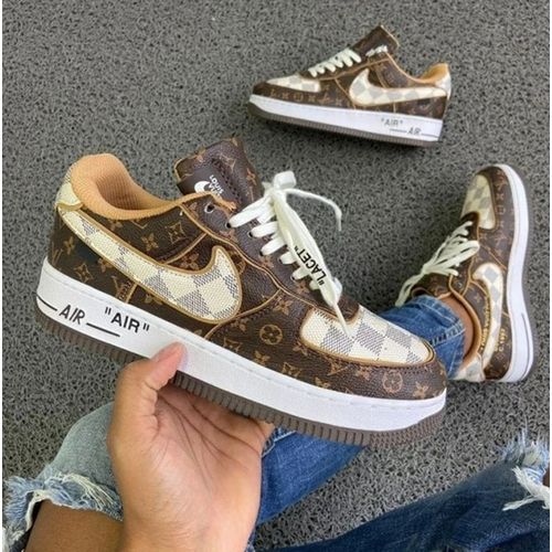 Louis Viuttons Louis Vuitton x Nike Air Force 1 Low - Monogram Brown