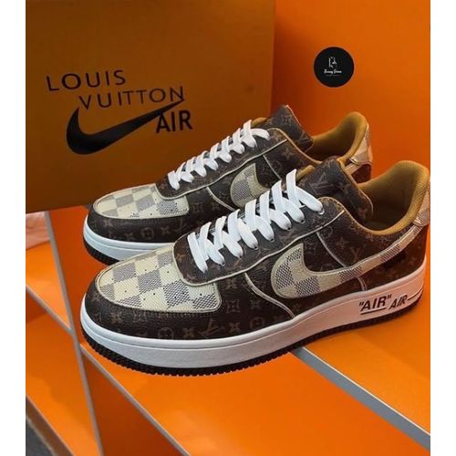 Louis Viuttons Louis Vuitton x Nike Air Force 1 Low - Monogram Brown
