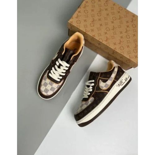 Louis Viuttons Louis Vuitton x Nike Air Force 1 Low - Monogram Brown
