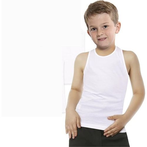 Mabini 4Pces Boys Vest - White
