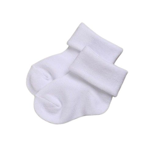 Head & Toe Baby Socks - White